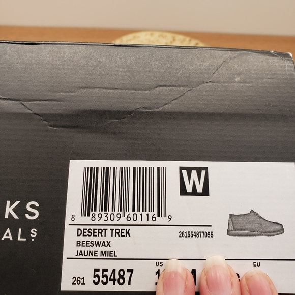 Clarks Originals Desert Trek Beeswax Leather right 11½ left 10½ - Picture 8 of 8